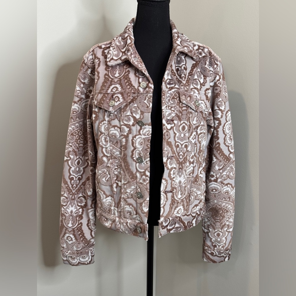 BDG Urban Outfitters Paisley Trucker Jacket Indie Boho Festival Small‎ Unisex